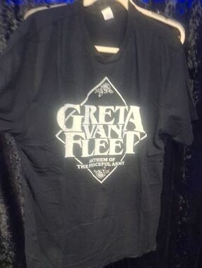 Greta Van Fleet Anthem of the Peaceful Army Black Band Tee